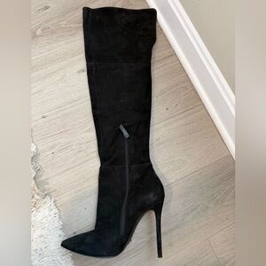 SCHUTZ Black Over-the-Knee Boots